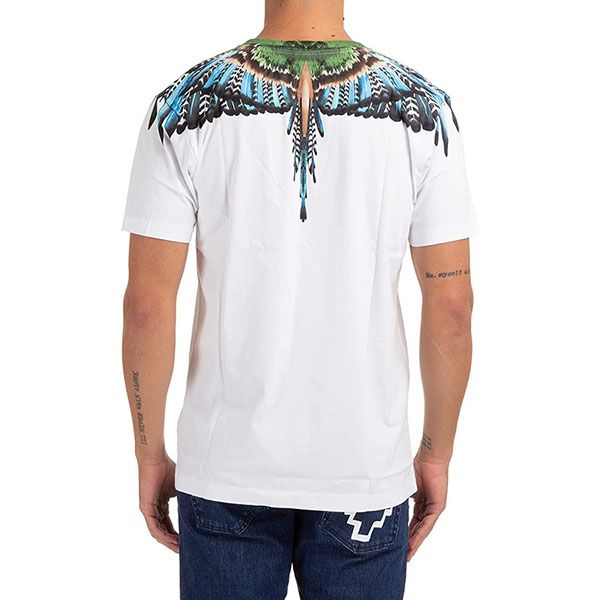 Áo Phông Marcelo Burlon Wings T-Shirt Uomo Bianco Màu Trắng - 5