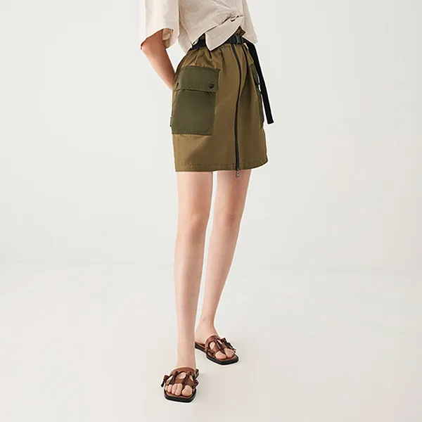 Dép Nữ Charles & Keith CNK Fringe Detail Slide Sandals CK1-70580182 Màu Nâu Size 37