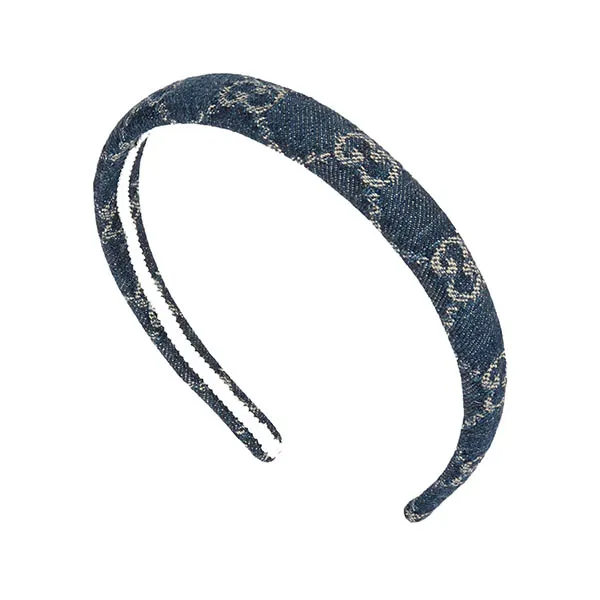 Bờm Tóc Gucci GG Denim Head Band Màu Denim - Phụ kiện - Vua Hàng Hiệu