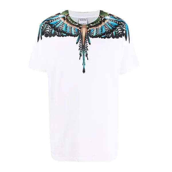 Áo Phông Marcelo Burlon Printed T-shirt Màu Trắng