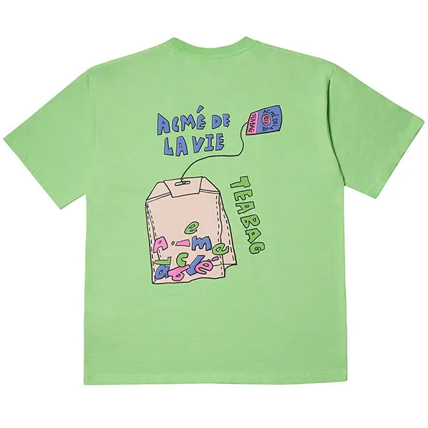 Áo Phông Acmé De La Vie ADLV Tea bag Logo Short T-Shirt Màu Xanh Lá Cây - Thời trang - Vua Hàng Hiệu