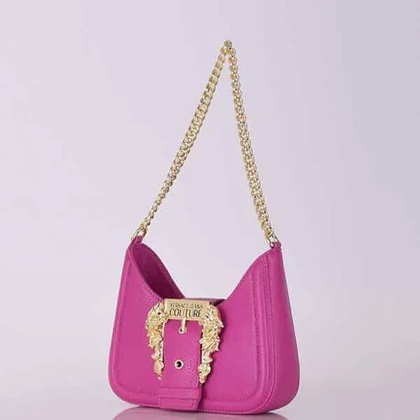 Túi Đeo Vai Versace Mezzaluna Tracolla Manico Cate Fuxia 72VA4BF5 71578 B22 Màu Hồng - Túi xách - Vua Hàng Hiệu