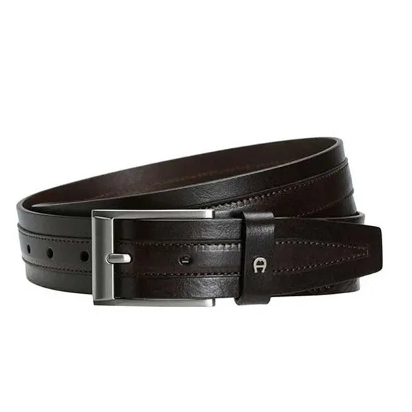 Thắt Lưng Etienne Aigner Họa Tiết Viền Chỉ Màu Đen Size 85 - Thắt lưng - Vua Hàng Hiệu