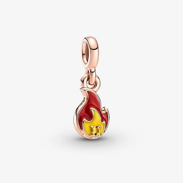 Hạt Vòng Charm Pandora ME Burning Flame Mini Dangle 789690C01 Phối Màu