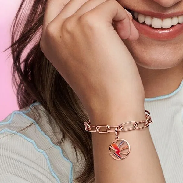 Hạt Vòng Charm Pandora Me Light Me Up Medallion 789693C01 Phối Màu