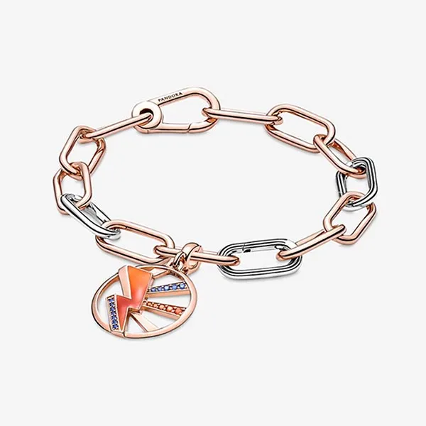 Hạt Vòng Charm Pandora Me Light Me Up Medallion 789693C01 Phối Màu