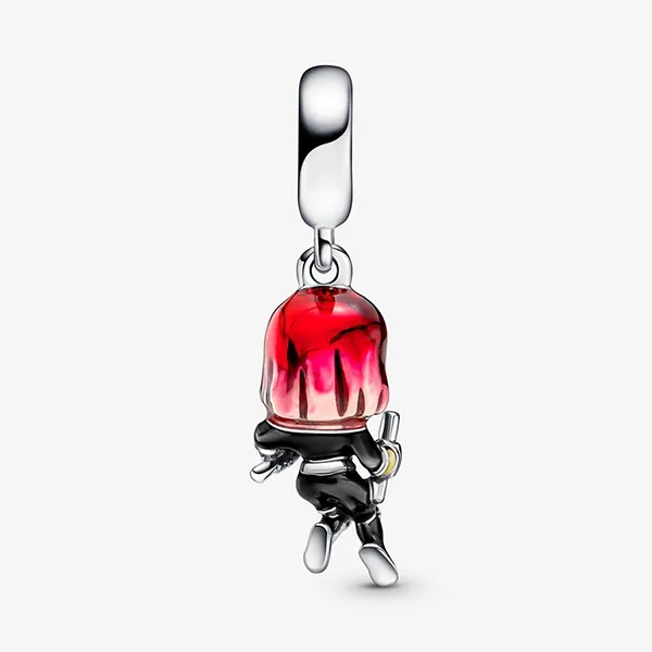 Hạt Vòng Charm Pandora Marvel The Avengers Black Widow Dangle 790785C01 Phối Màu
