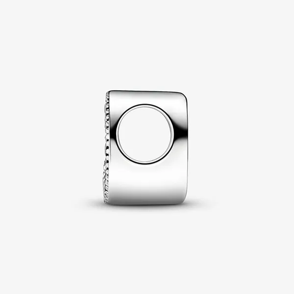 Hạt Vòng Charm Pandora Letter D Alphabet 797458 Màu Bạc
