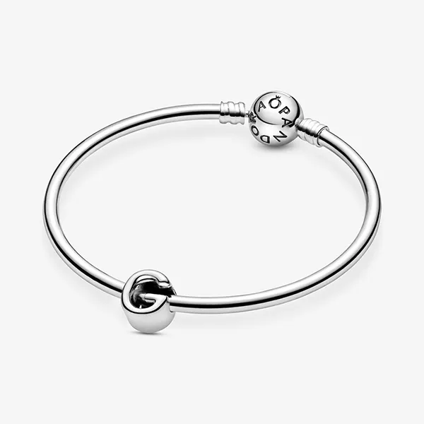 Hạt Vòng Charm Pandora Letter G Alphabet 797461 Màu Bạc
