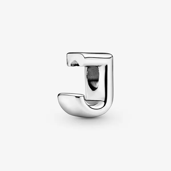 Hạt Vòng Charm Pandora Letter J Alphabet 797464 Màu Bạc - Trang sức - Vua Hàng Hiệu