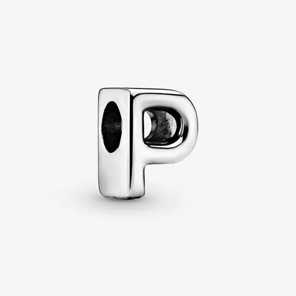 Hạt Vòng Charm Pandora Letter P Alphabet 797470 Màu Bạc - Trang sức - Vua Hàng Hiệu