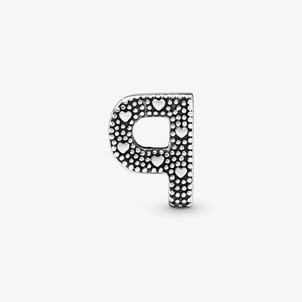Hạt Vòng Charm Pandora Letter P Alphabet 797470 Màu Bạc - Trang sức - Vua Hàng Hiệu