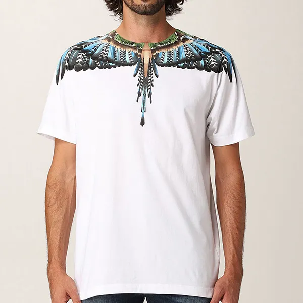 Áo Phông Marcelo Burlon Printed T-shirt Màu Trắng