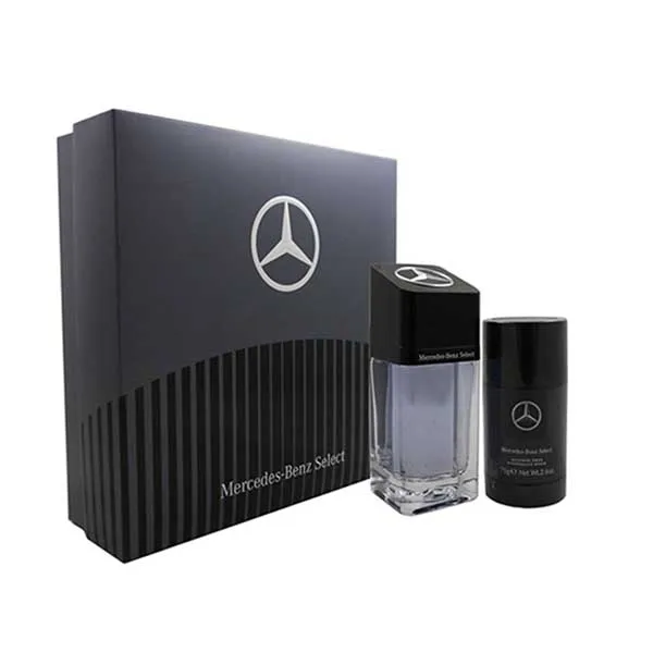 Set Nước Hoa Nam Và Lăn Khử Mùi Mercedes-Benz Select Gift Set EDT (100ml + 75g) - Nước hoa - Vua Hàng Hiệu