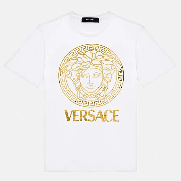 Áo Phông Versace Medusa T-Shirt 1004152 1A00769 2W110 Màu Trắng