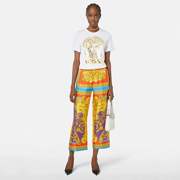 Áo Phông Versace Medusa T-Shirt 1004152 1A00769 2W110 Màu Trắng