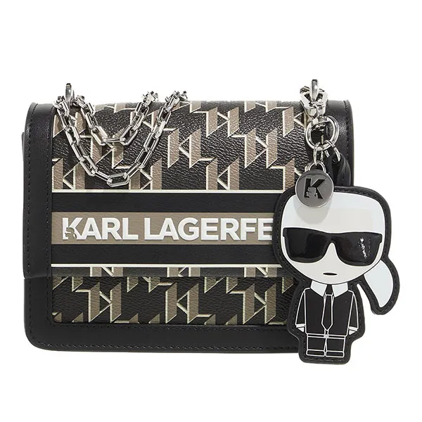 Túi Đeo Vai Karl Lagerfeld Ikonik Mono Crossbody Black Màu Đen - 1