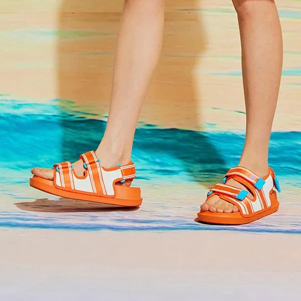 Dép Sandal MLB Chunky Sandals Resort New York Yankees 3ASDSD223-50ORL Màu Cam