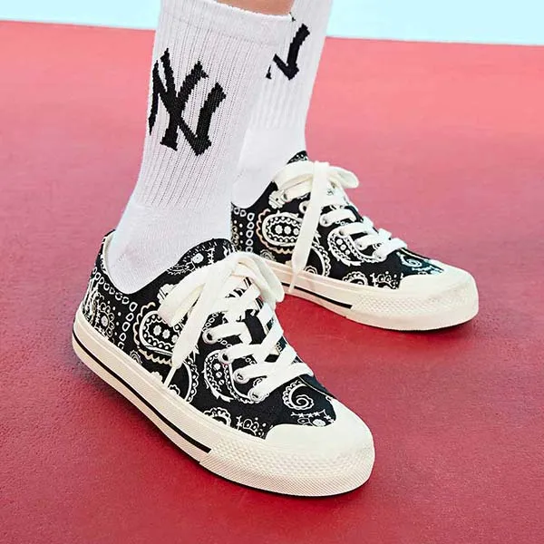 Giày Sneakers MLB Playball Paisley New York Yankees 3ACVVP12N-50BKS Màu Đen Size 250 - Giày - Vua Hàng Hiệu