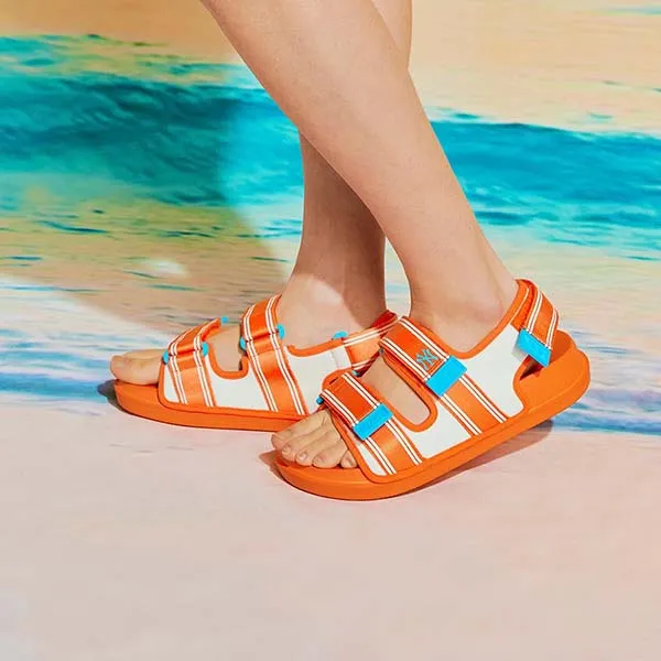 Dép Sandal MLB Chunky Sandals Resort New York Yankees 3ASDSD223-50ORL Màu Cam
