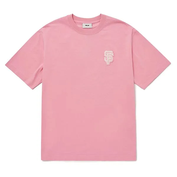 Áo Phông MLB City Life Overfit San Francisco Giants Tshirt 3ATSC0124-14PKS Màu Hồng Size S