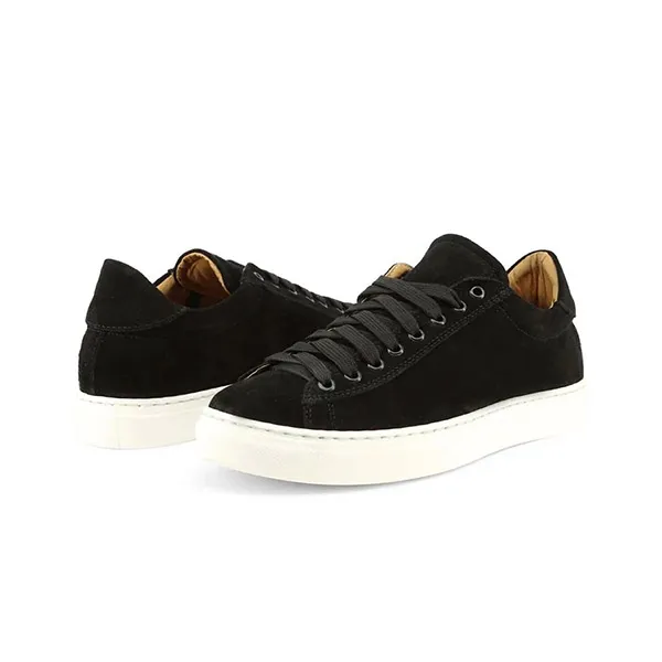 Giày Thể Thao Duca Di Morrone Da Lộn Màu Đen Size 41