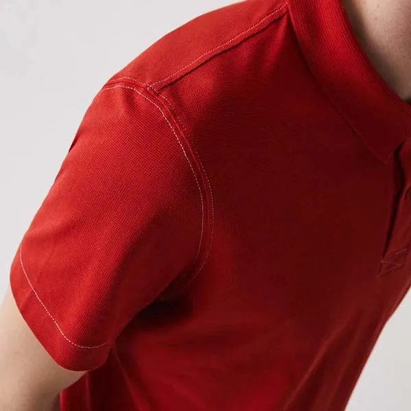Áo Polo Lacoste Men's Ultralight Lettering Knit Polo YH0028-51G-RAX Màu Đỏ Size S