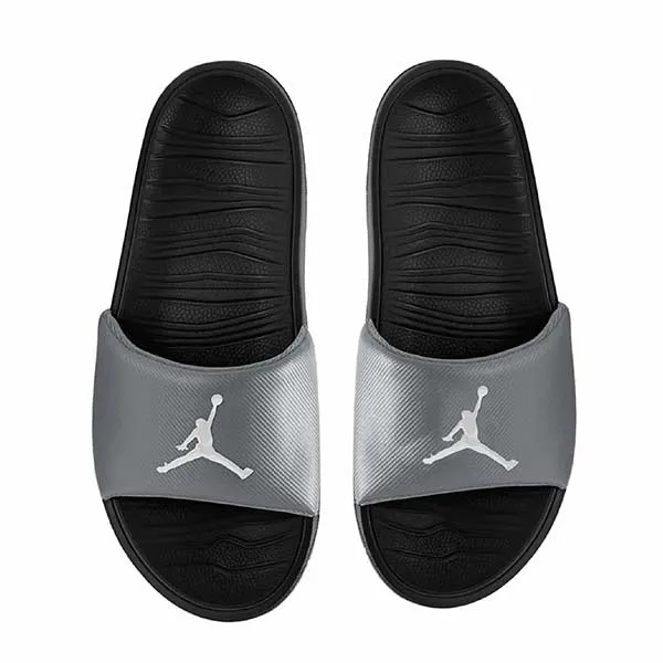 Dép Nike Jordan Break Slide - Black Grey Sandal Pria AR6374-013 Màu Xám Đen Size 40