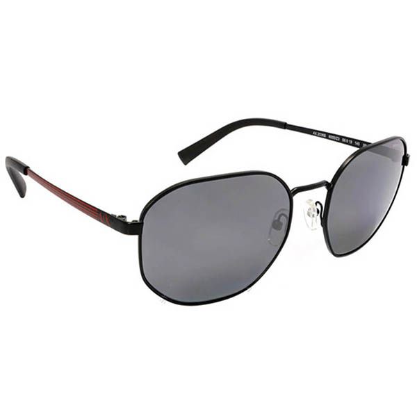 Kính Mát Armani Exchange Dark Grey Mirror Silver Men's Sunglasses AX2036S 6000Z3 56 Màu Đen Xám - 3