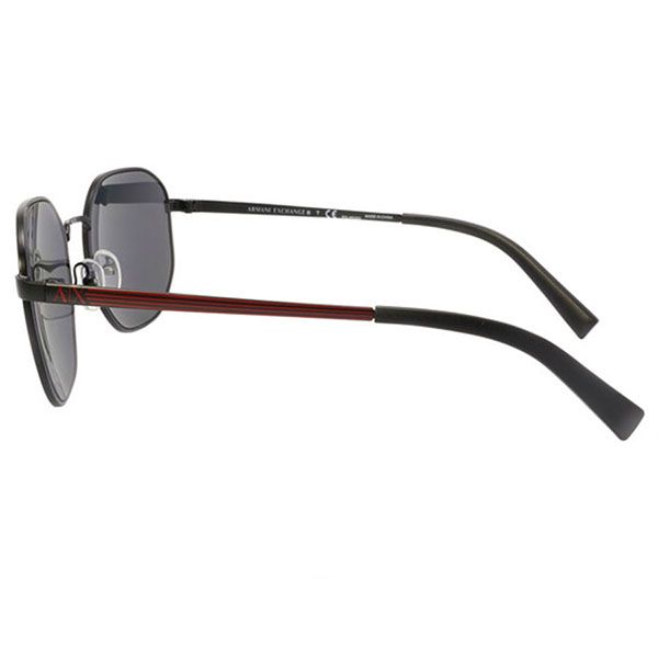 Kính Mát Armani Exchange Dark Grey Mirror Silver Men's Sunglasses AX2036S 6000Z3 56 Màu Đen Xám - 4