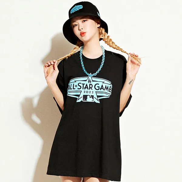 Áo Phông MLB All-Star Game Overfit LA Dodgers Tshirt 3ATSB0724-07BKS Màu Đen
