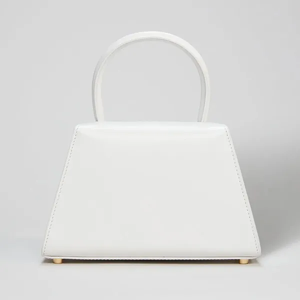 Túi Xách Self-Portrait The Bow Mini In White With Gold Hardware Màu Trắng - Túi xách - Vua Hàng Hiệu