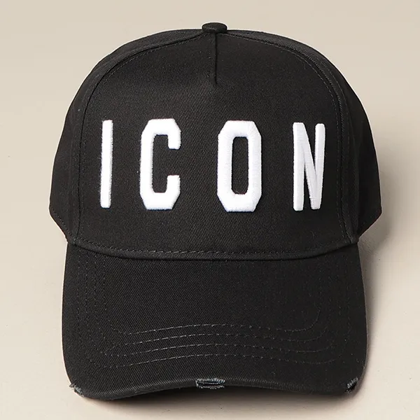 Mũ Dsquared2 Baseball Cap With Icon Logo BCM4001 05C00001 Màu Đen - Mũ nón - Vua Hàng Hiệu