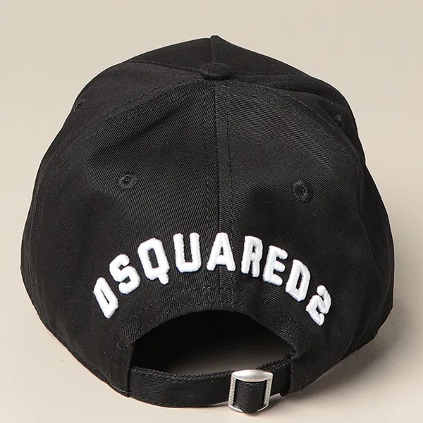 Mũ Dsquared2 Baseball Cap With Icon Logo BCM4001 05C00001 Màu Đen - Mũ nón - Vua Hàng Hiệu