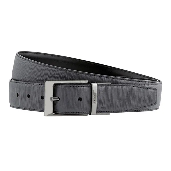 Thắt Lưng Bally Men's Seret Grey Belt Màu Xám 6232330 Size 110 - Thắt lưng - Vua Hàng Hiệu