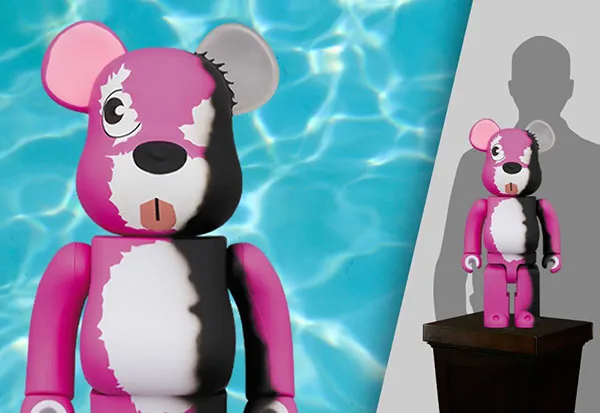Đồ Chơi Mô Hình Bearbrick Breaking Bad Pink Bear 1000% Màu Hồng Size 100% + 400% - Đồ chơi mô hình - Vua Hàng Hiệu