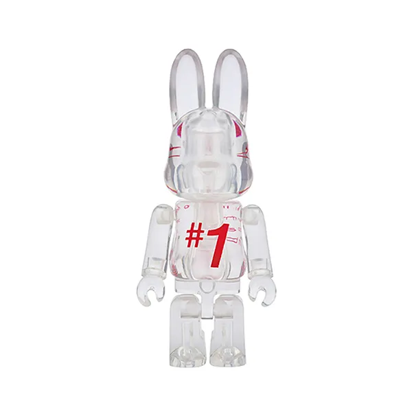 Đồ Chơi Mô Hình Bearbrick Rabbrick Fragment Clear Red Màu Trắng Đỏ Size 400% - Đồ chơi mô hình - Vua Hàng Hiệu