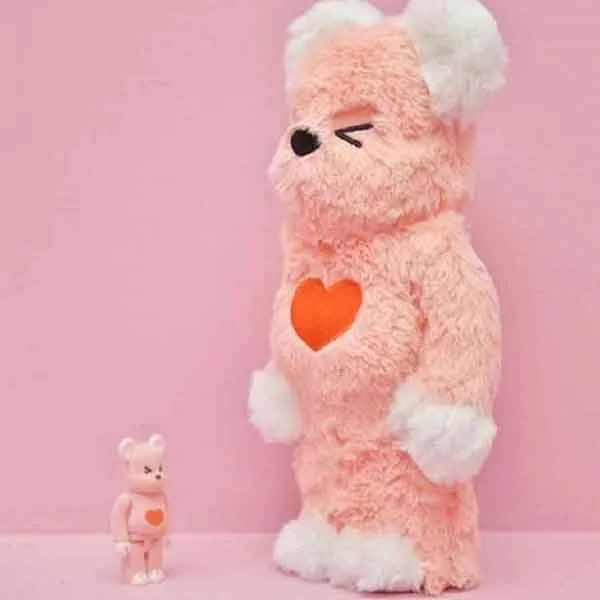 Đồ Chơi Mô Hình Bearbrick Valmuer (Poppies) Màu Cam Size 100% + 400% - Đồ chơi mô hình - Vua Hàng Hiệu
