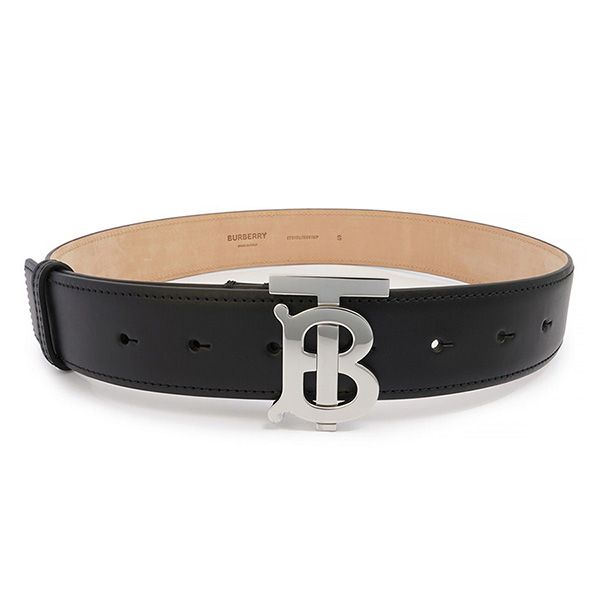 Thắt Lưng Nữ Burberry TB Monogram Buckle Leather Belt 8046541 Màu Đen - 3