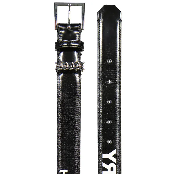 Thắt Lưng Nữ Burberry Chain Detail Horseferry Print Coated Canvas Belt, Brand Size Small 8023474 Màu Đen - Thắt lưng - Vua Hàng Hiệu