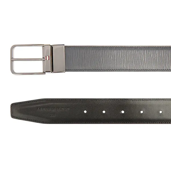 Thắt Lưng Nam Bally Arkin Grey Leather Adjustable Belt Màu Xám Size 110