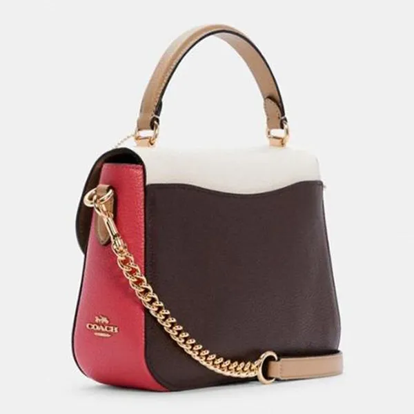 Túi Đeo Chéo Coach Marlie Top Handle Satchel In Colorblock C2832 Phối Màu Size 24