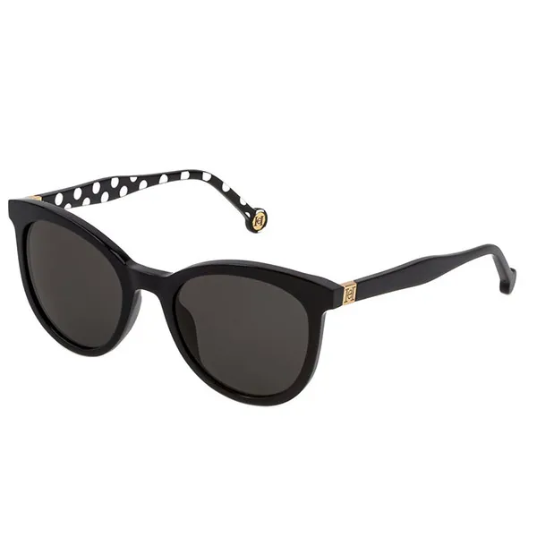 Kính Mát Carolina Herrera Grey Gradient Round Ladies Sunglasses SHE887 0700 52 Màu Đen - Kính mắt - Vua Hàng Hiệu