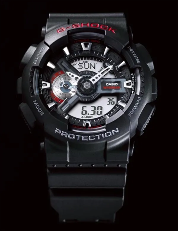 Đồng Hồ Nam Casio Analog-Digital GA-110-1A Màu Đen - Đồng hồ - Vua Hàng Hiệu
