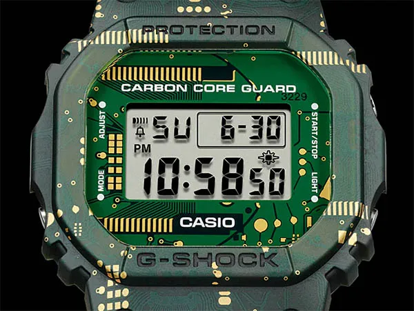 Đồng Hồ Nam Casio Digital DWE-5600CC-3 Màu Xanh Lá