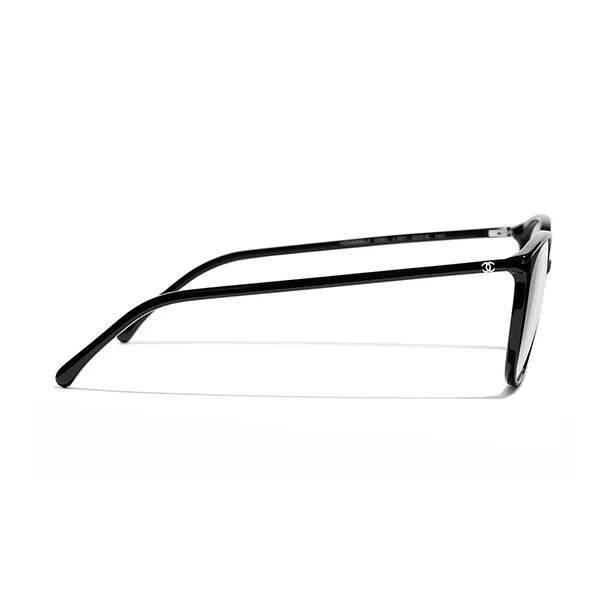 Kính Mắt Cận Chanel Round Eyeglasses CH3282 C501 Màu Đen - Kính mắt - Vua Hàng Hiệu