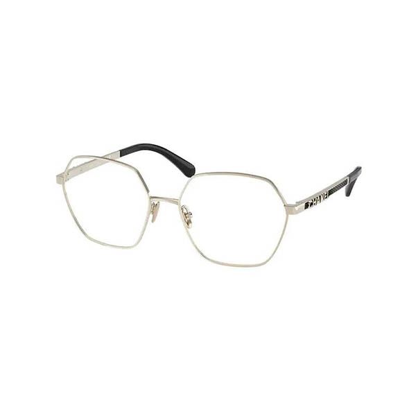 Kính Mắt Cận Chanel Round Eyeglasses CH2204 C134 Màu Vàng Đen Size 53 - 4