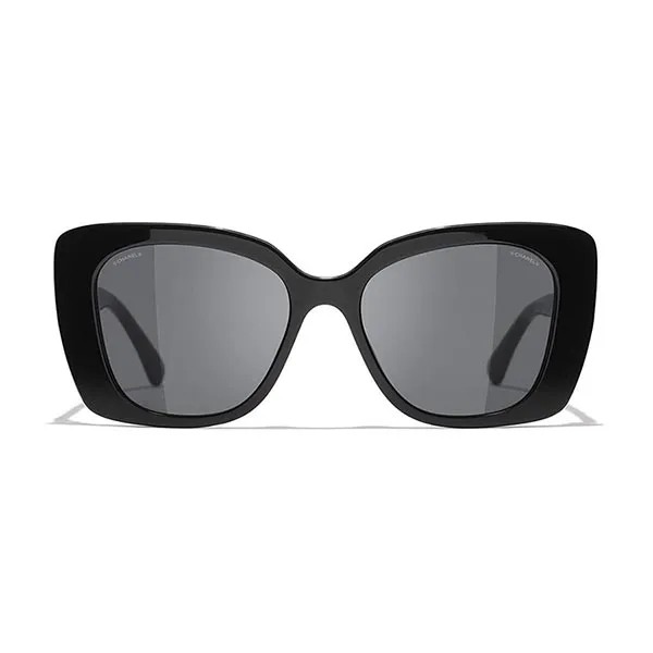 Kính Mát Chanel Square Sunglasses CH5422B 1026S4 Chống Lóa Màu Đen Xám - Kính mắt - Vua Hàng Hiệu