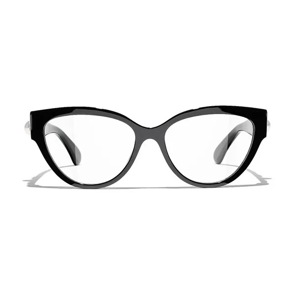 Kính Mắt Cận Chanel Cat Eye Sunglasses CH3436 C622 Màu Đen Size 53