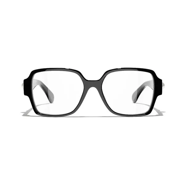 Kính Mắt Cận Chanel Square Eyeglasses CH3438 C622 Màu Đen